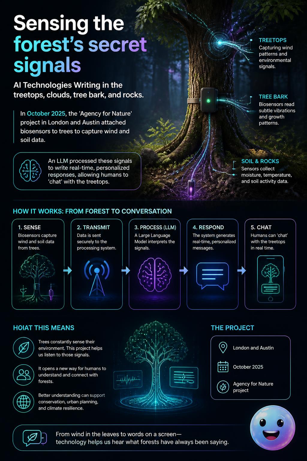 Sensing the forest's secret signals