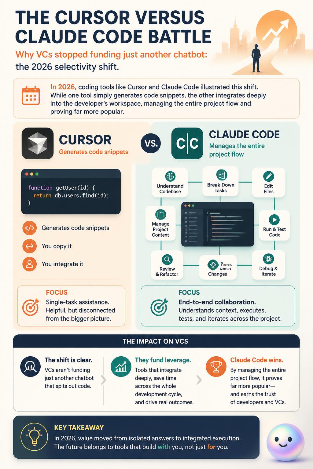 The Cursor versus Claude Code battle