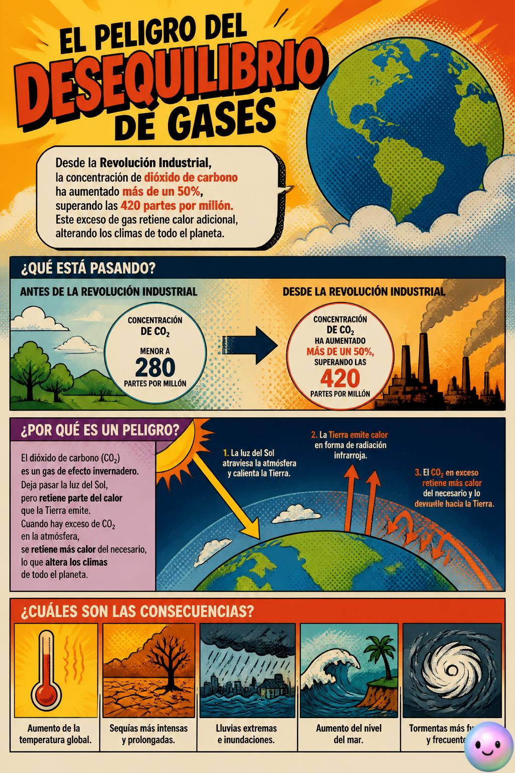 El peligro del desequilibrio de gases