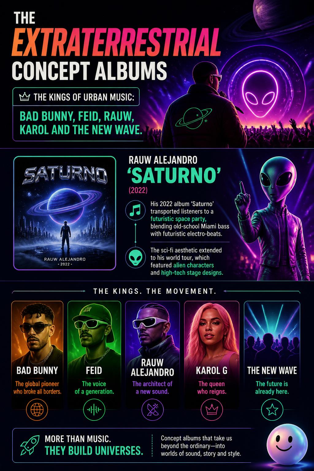 The extraterrestrial concept albums