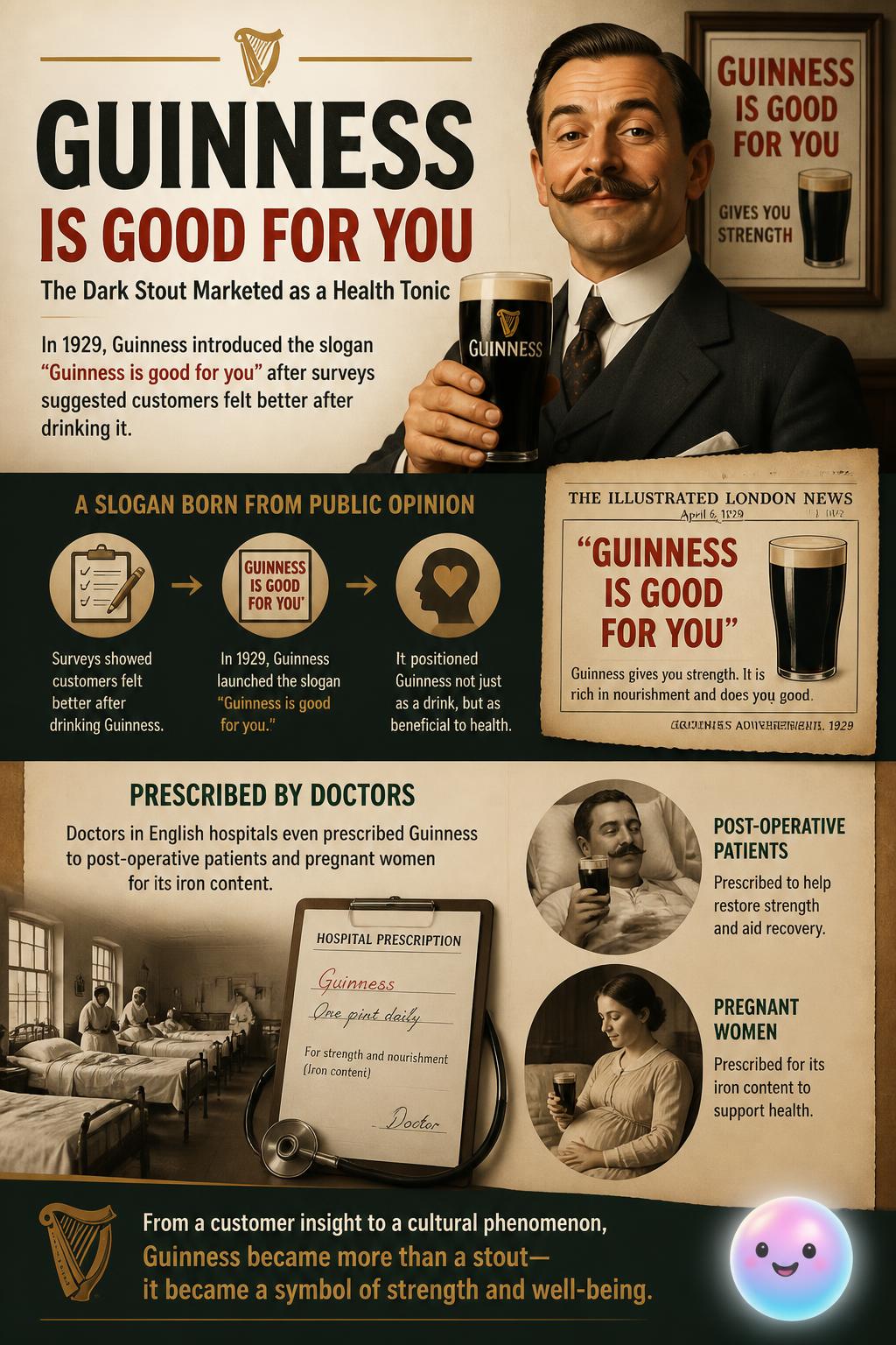 The dark stout marketed as health tonic