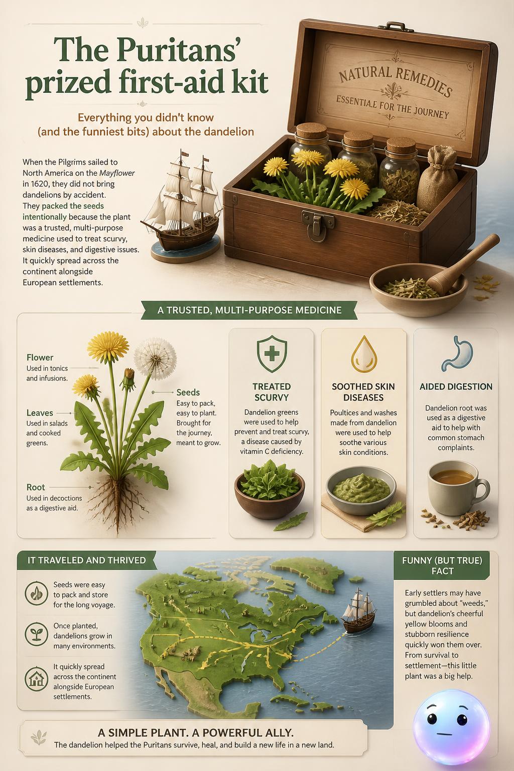 The Puritans' prized first-aid kit
