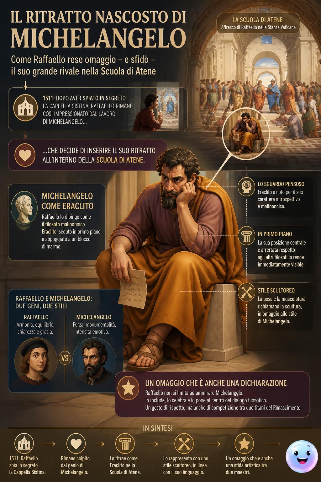 Il ritratto nascosto di Michelangelo