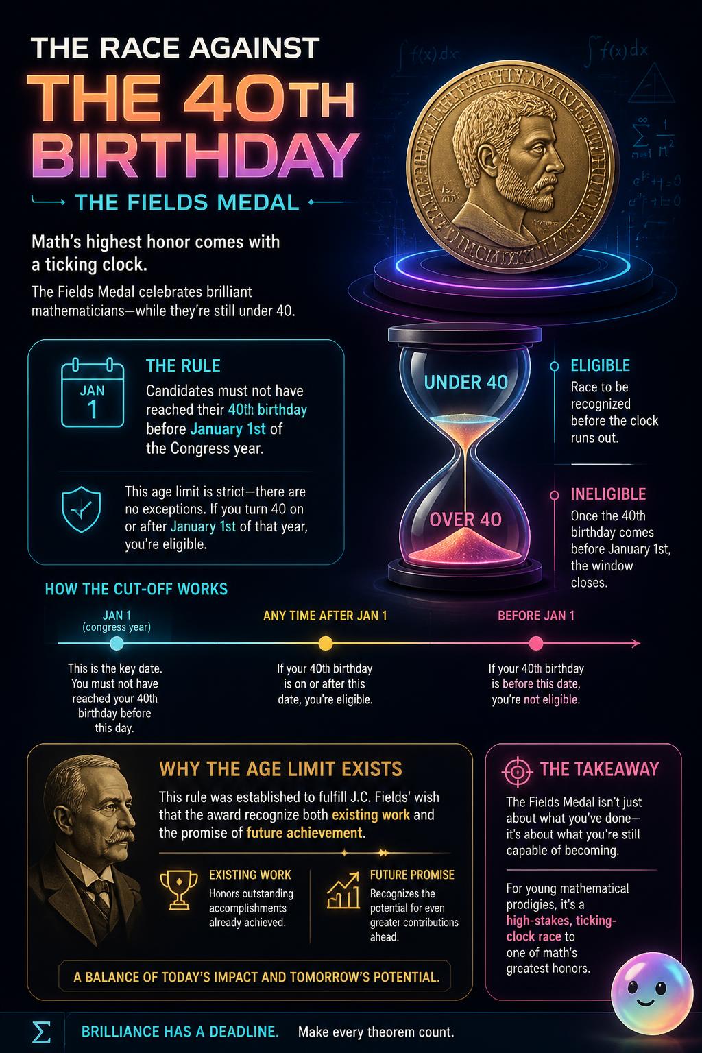 The race against the 40th birthday