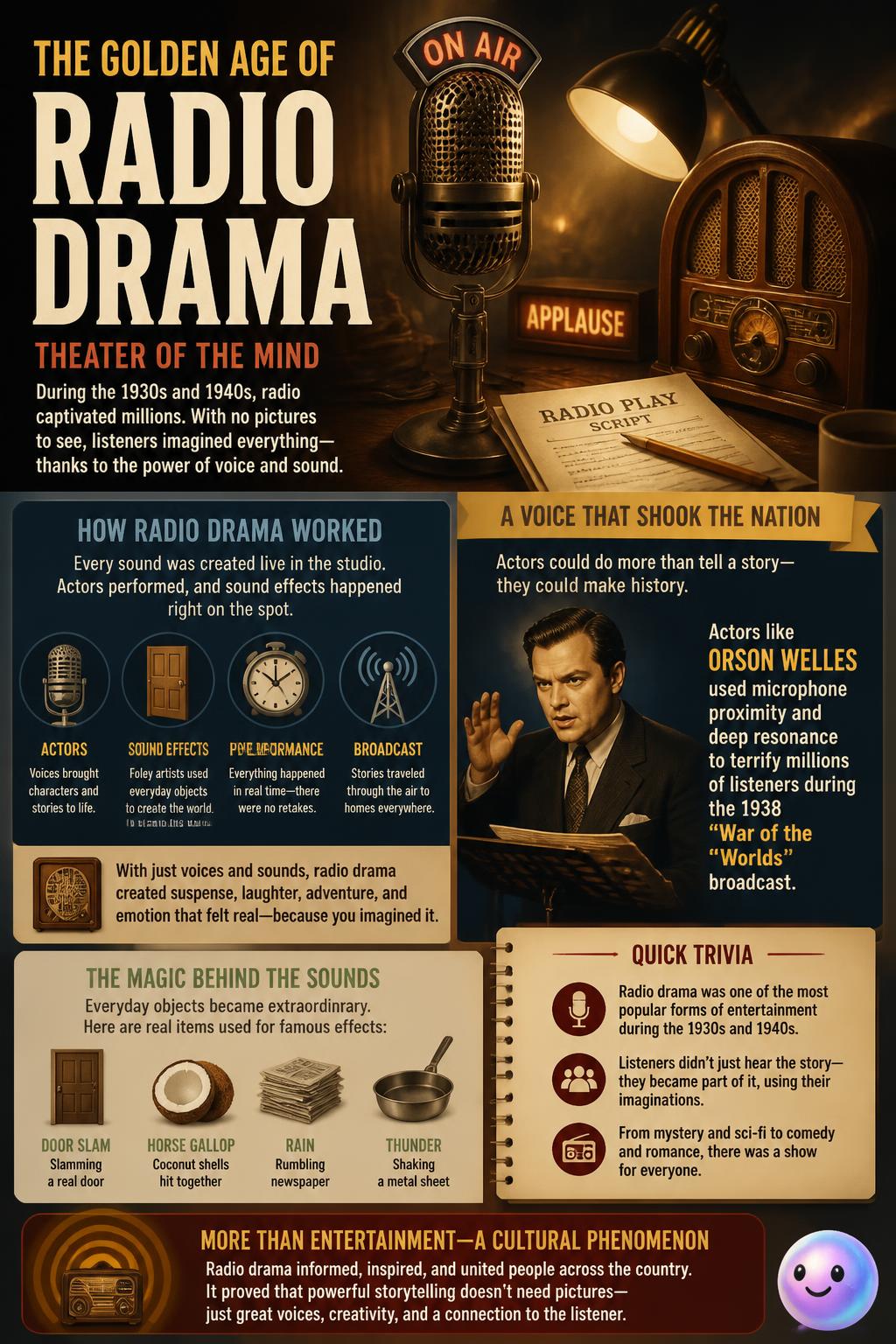 The golden age of radio drama