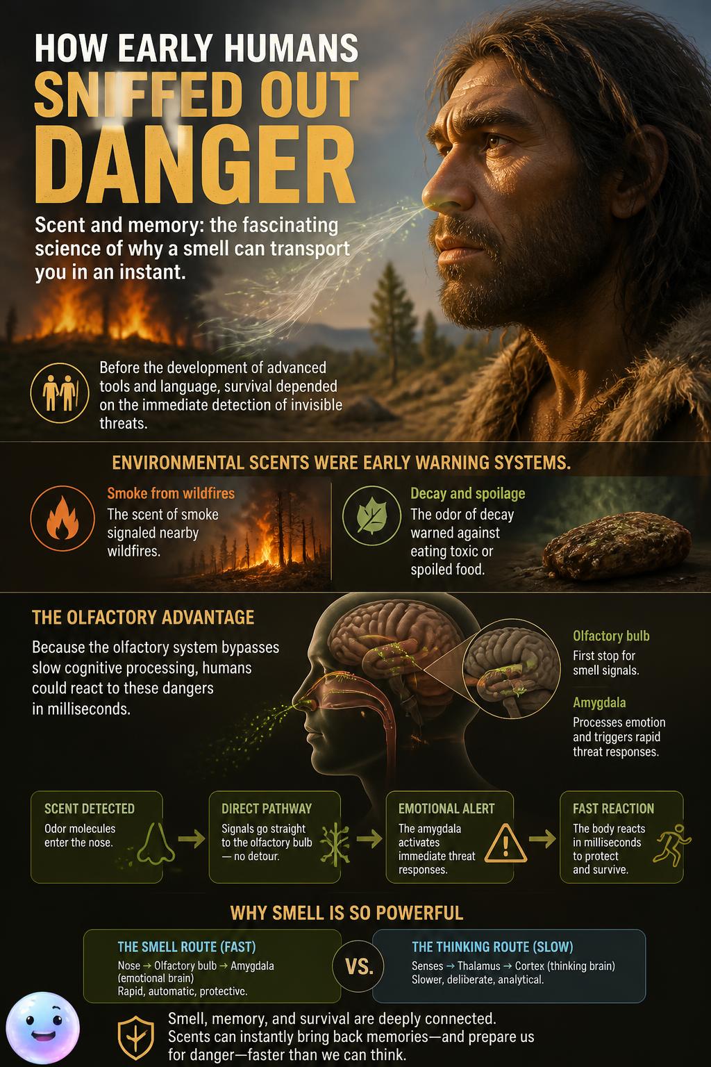 How early humans sniffed out danger
