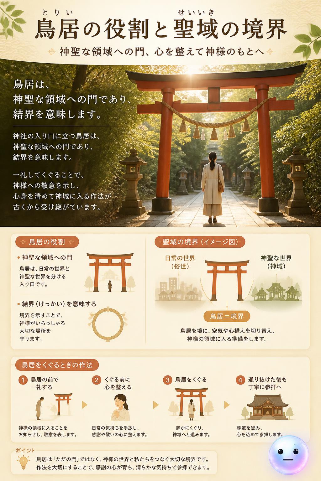 鳥居の役割と聖域の境界