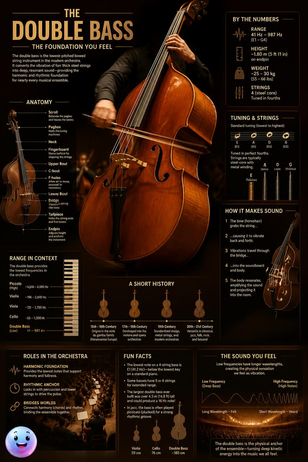 The metal-stringed heavy metal bass