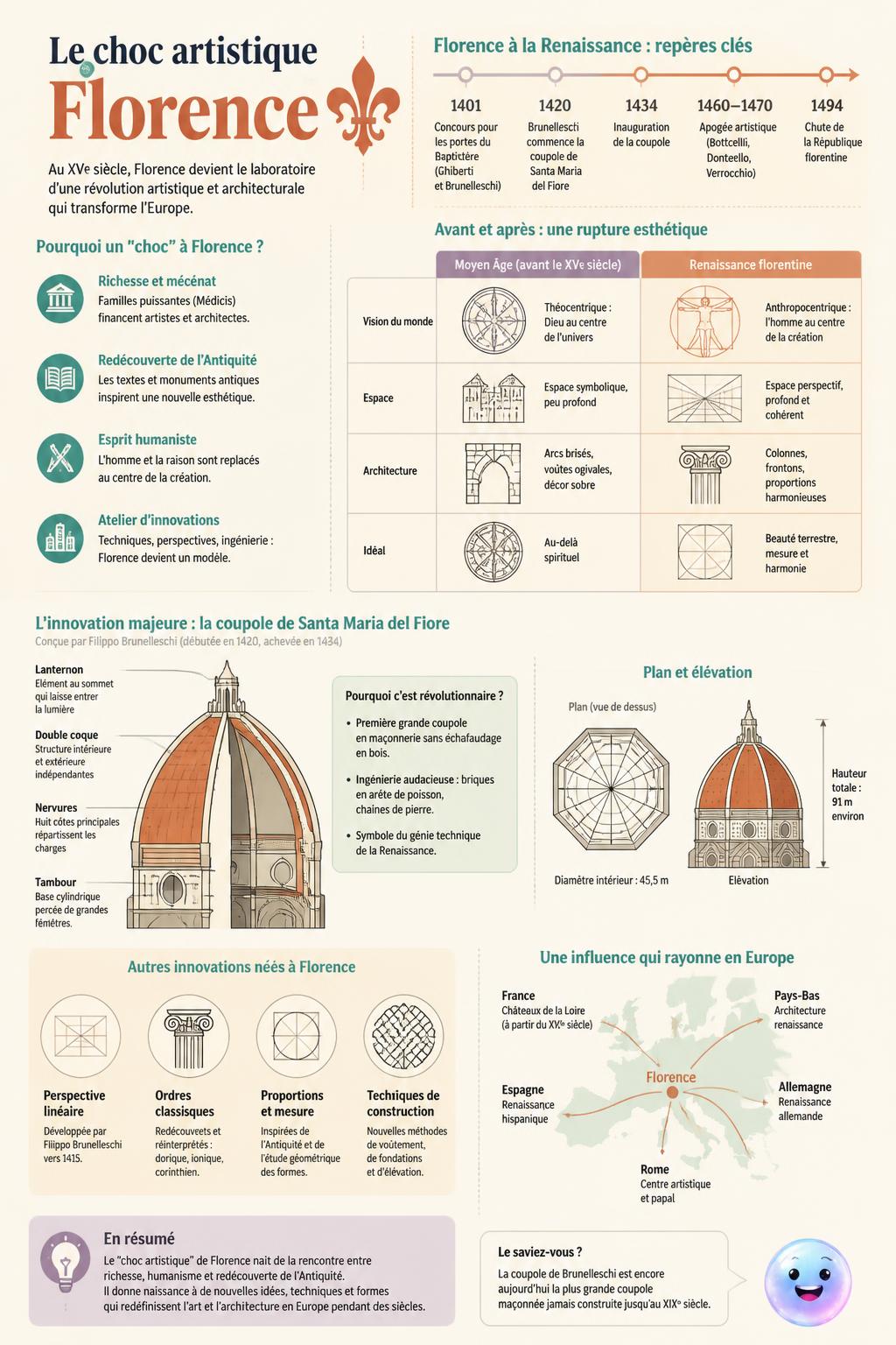 Le choc artistique de Florence