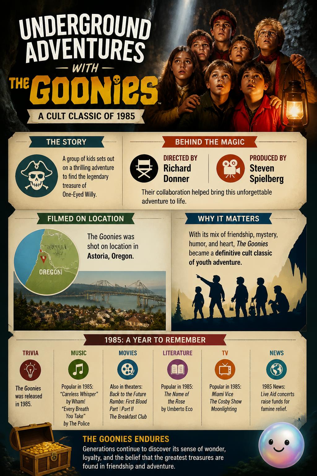 Underground adventures with the Goonies