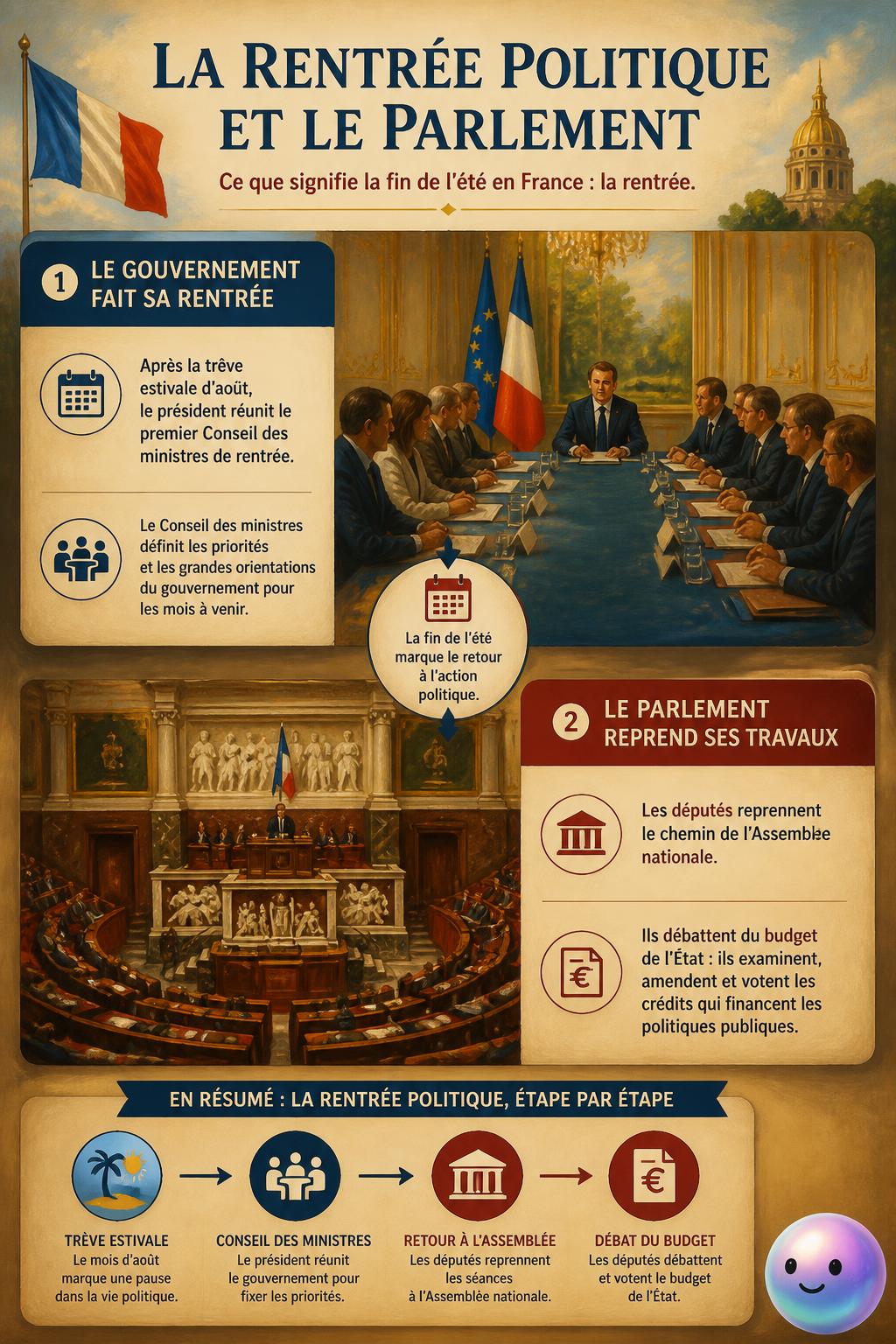 La rentrée politique et le Parlement