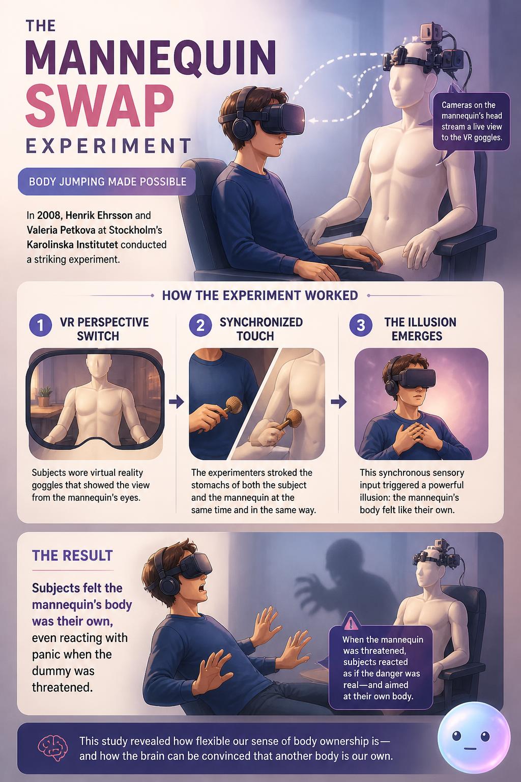 The mannequin swap experiment