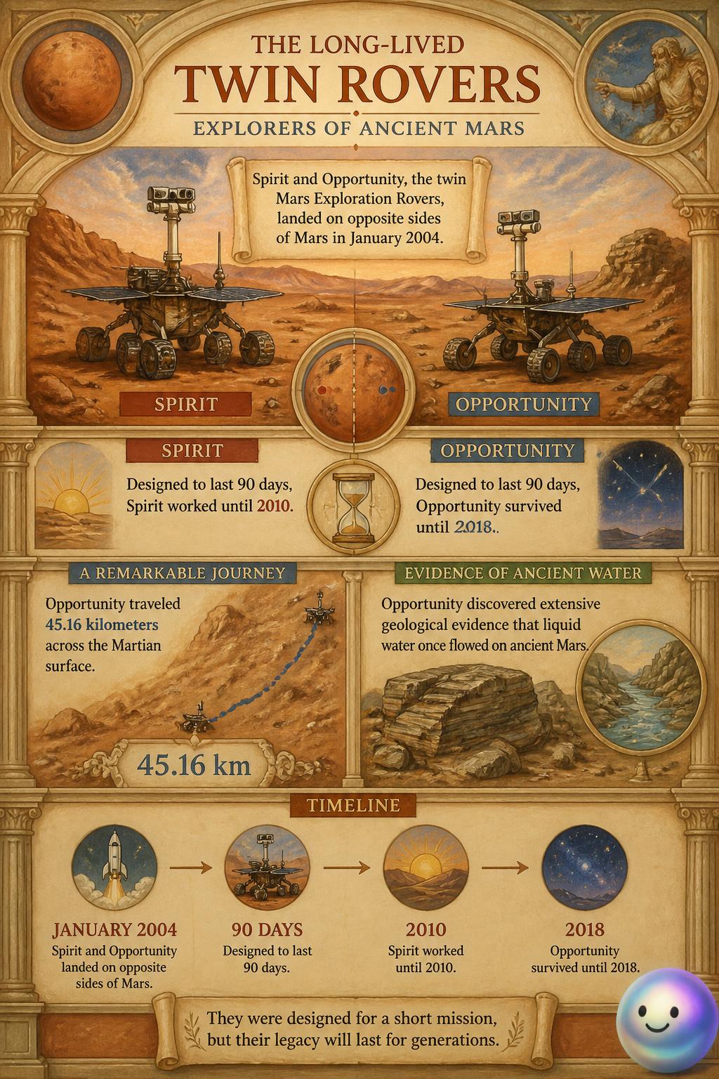 The long-lived twin rovers