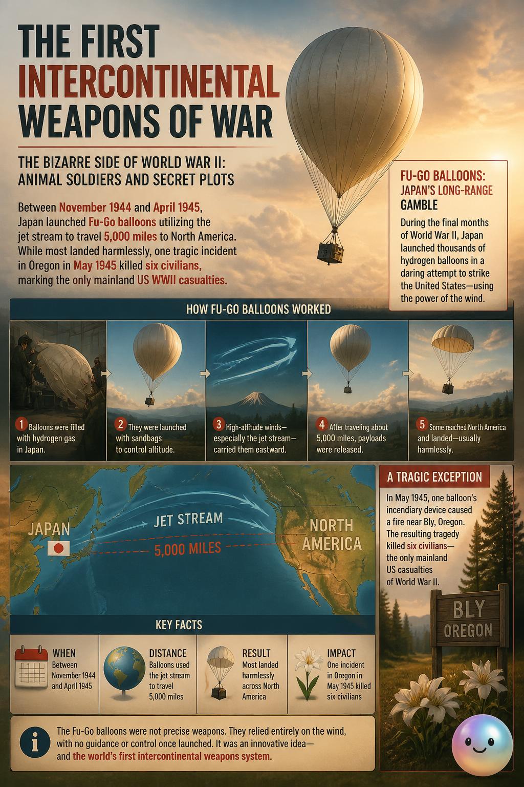 The first intercontinental weapons of war