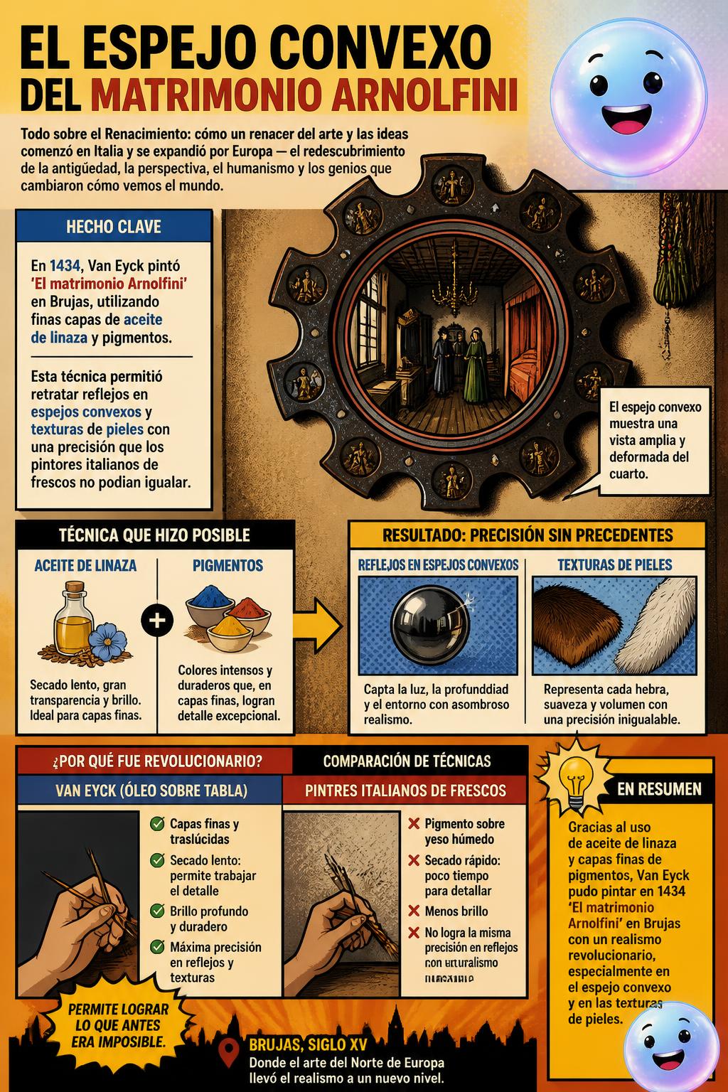 El espejo convexo del matrimonio Arnolfini