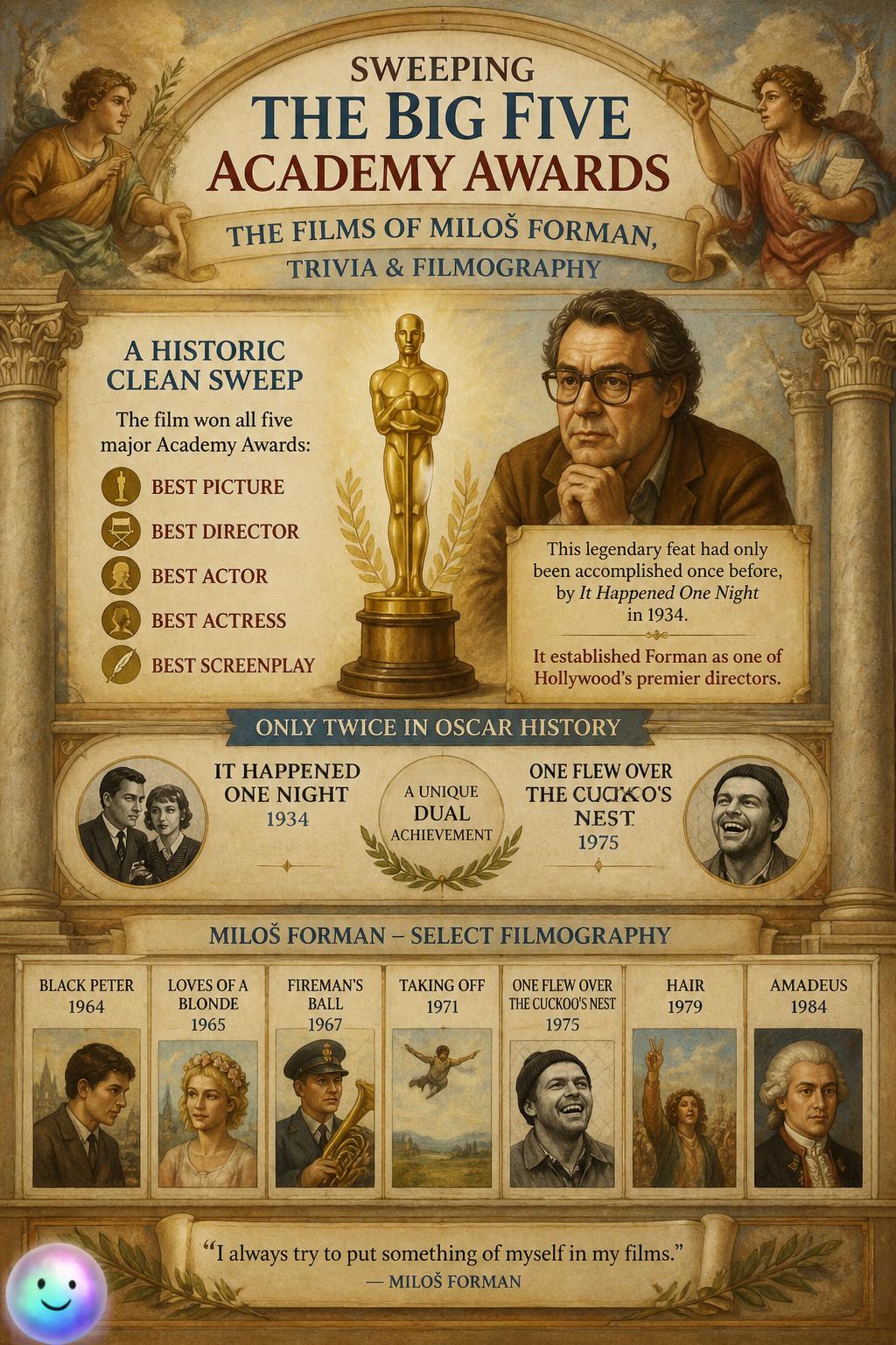Sweeping the big five Academy Awards