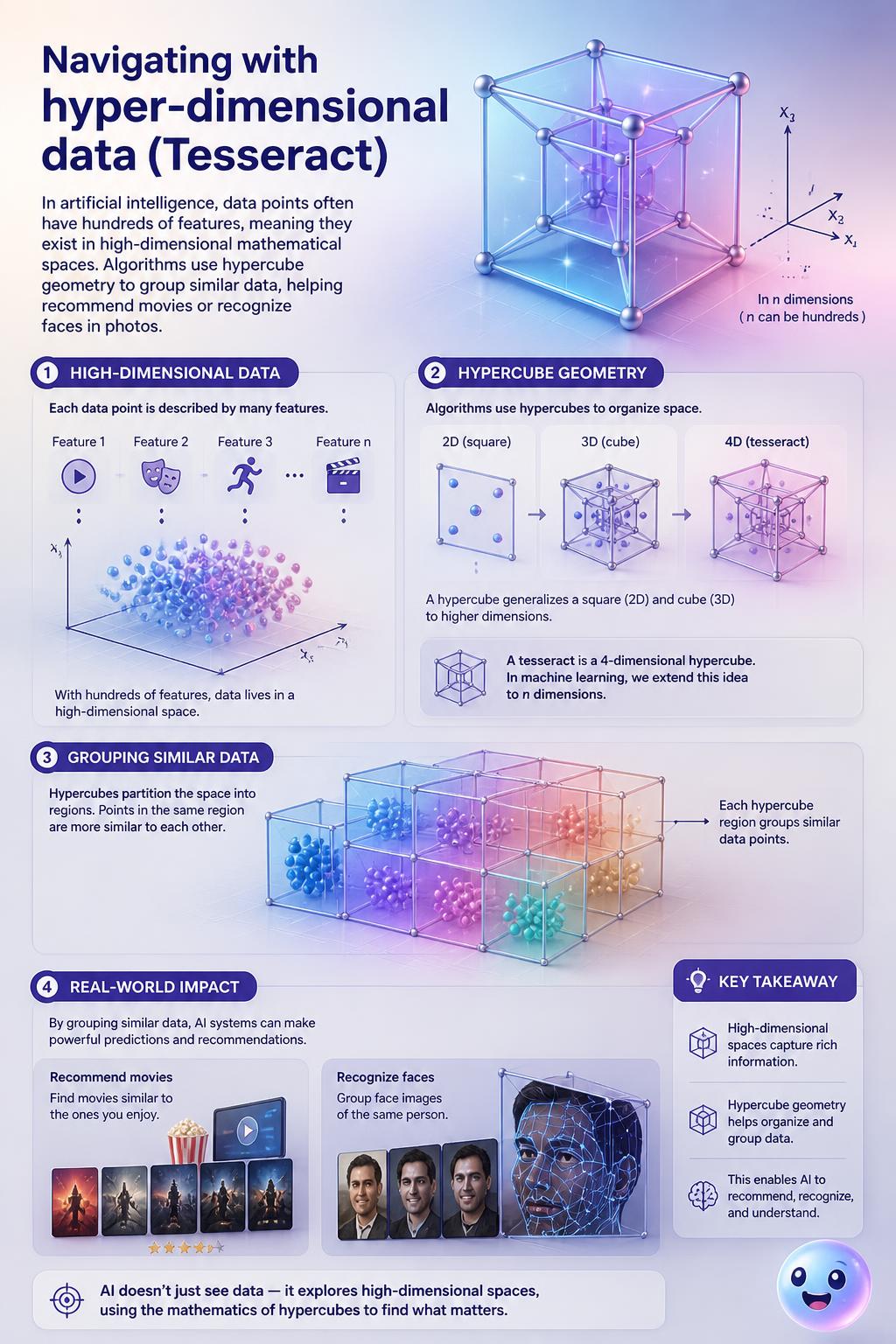 Navigating Hyper-Dimensional Data with Tesseract