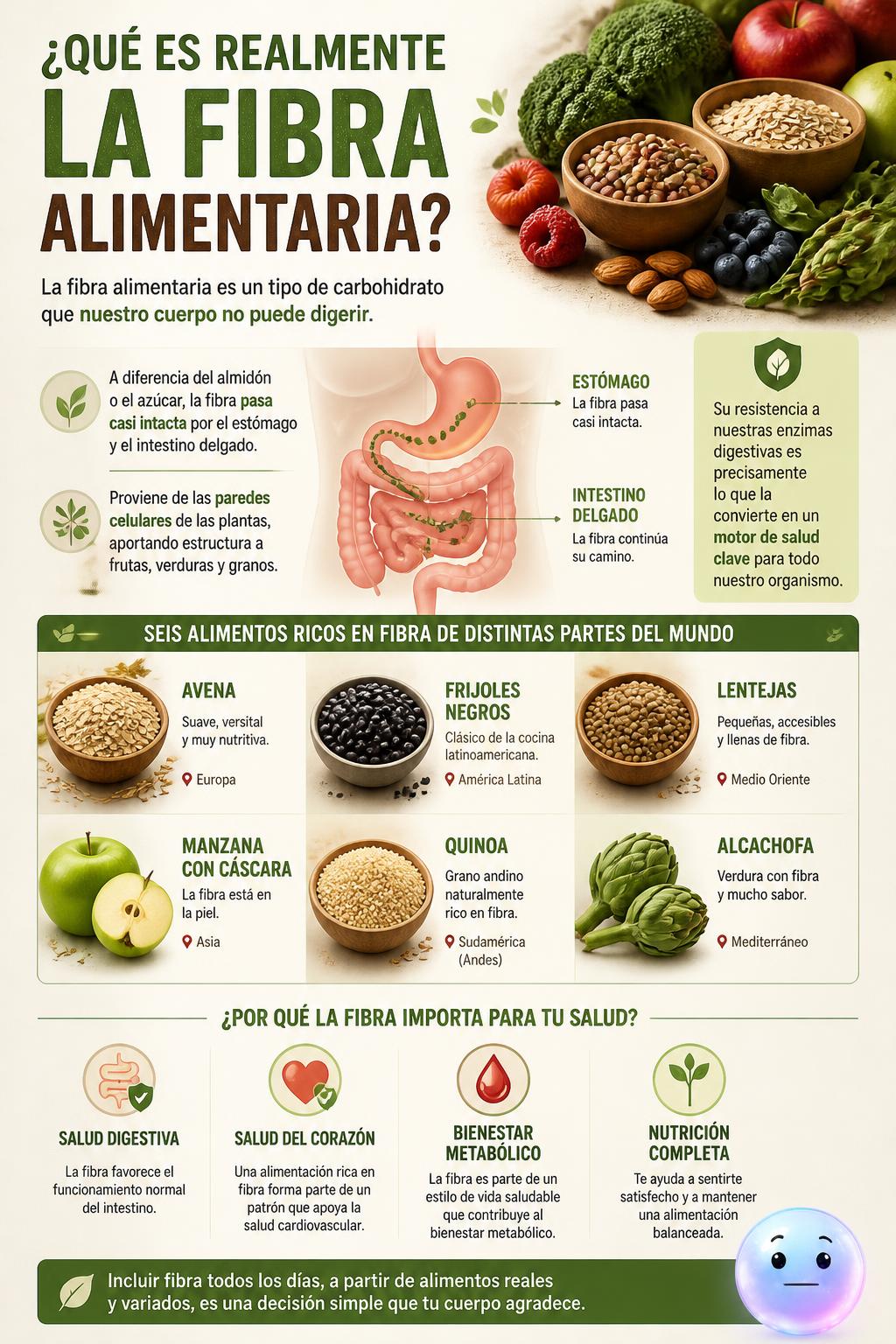 ¿Qué es realmente la fibra alimentaria?