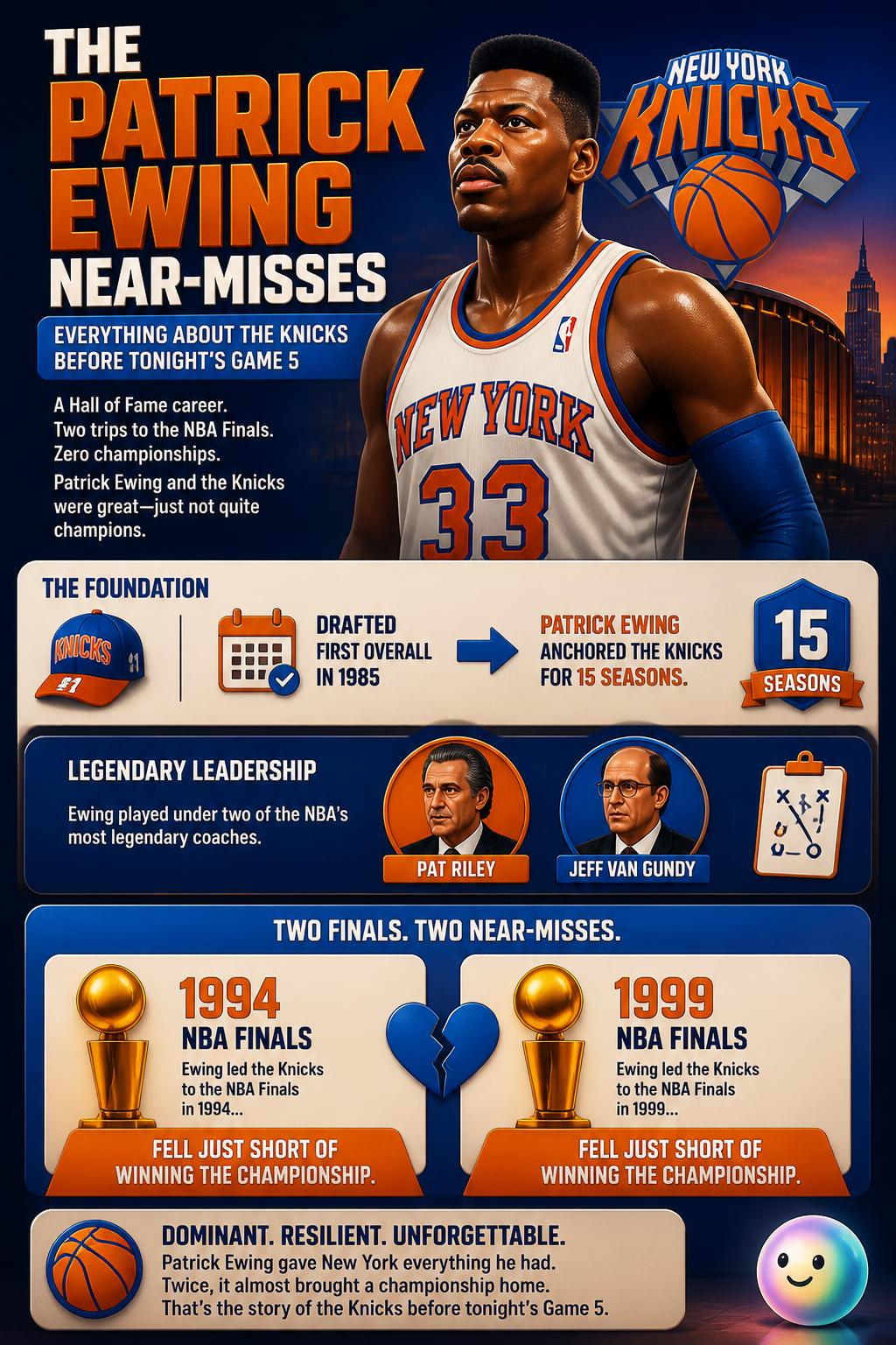The Patrick Ewing near-misses
