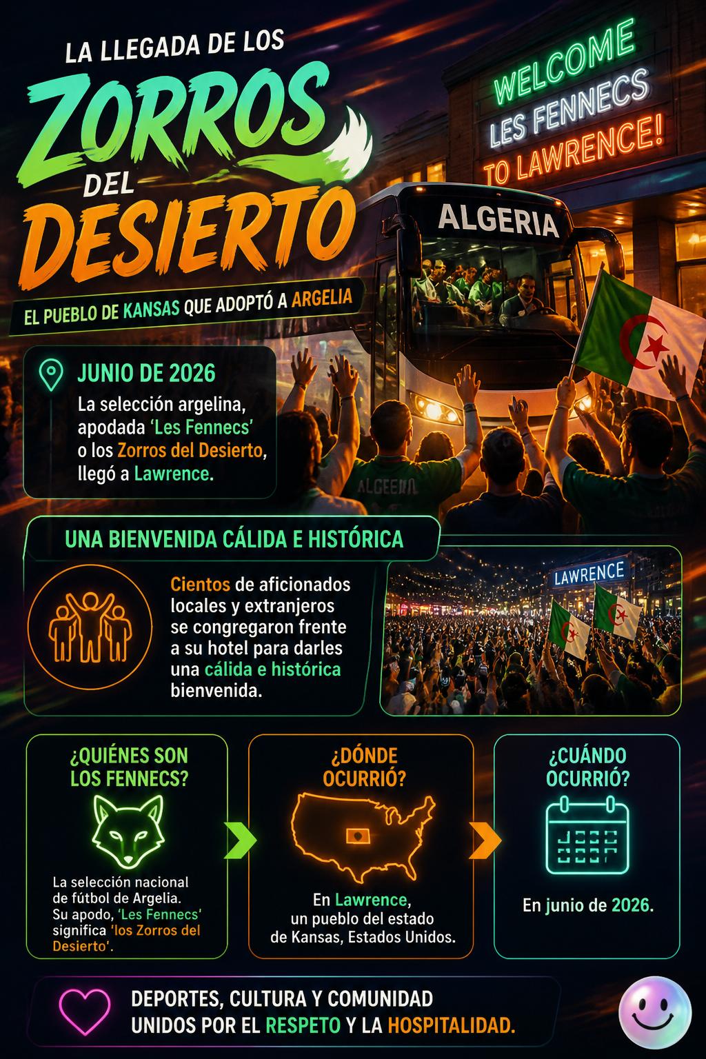 La llegada de los Zorros del Desierto