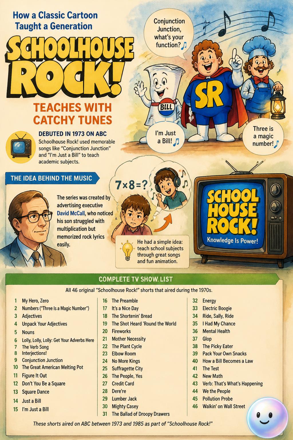 Schoolhouse Rock teaches with catchy tunes