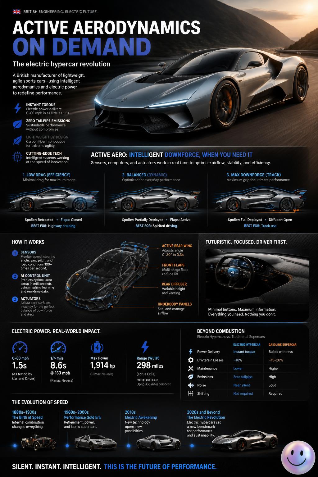 Active aerodynamics on demand