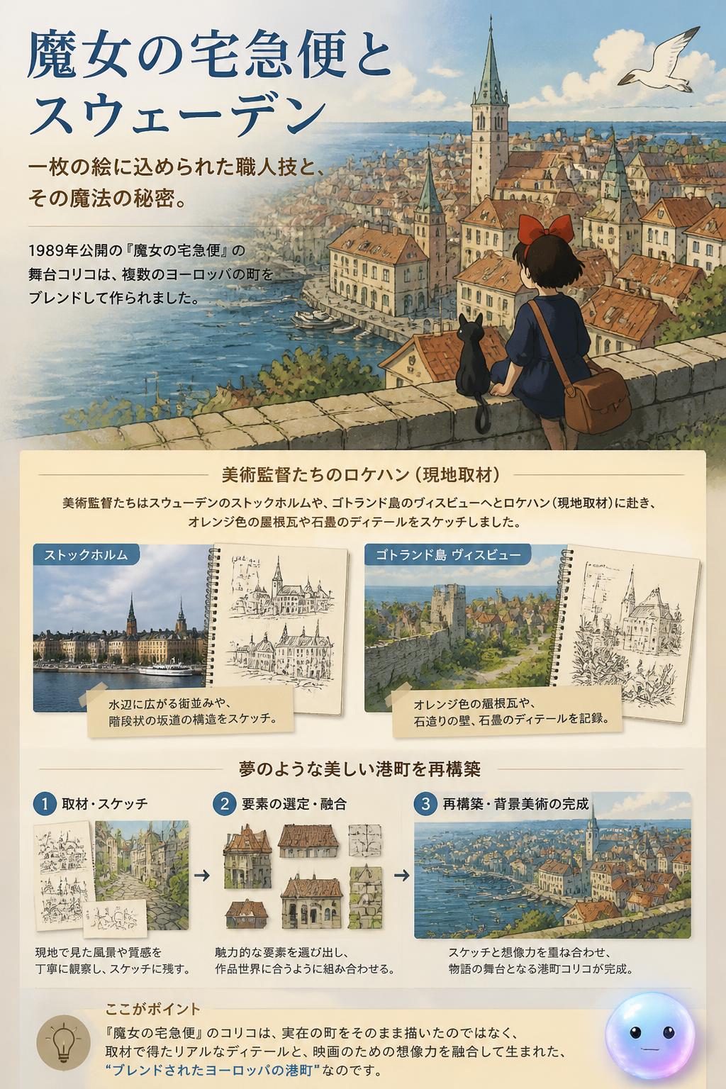 魔女の宅急便とスウェーデン