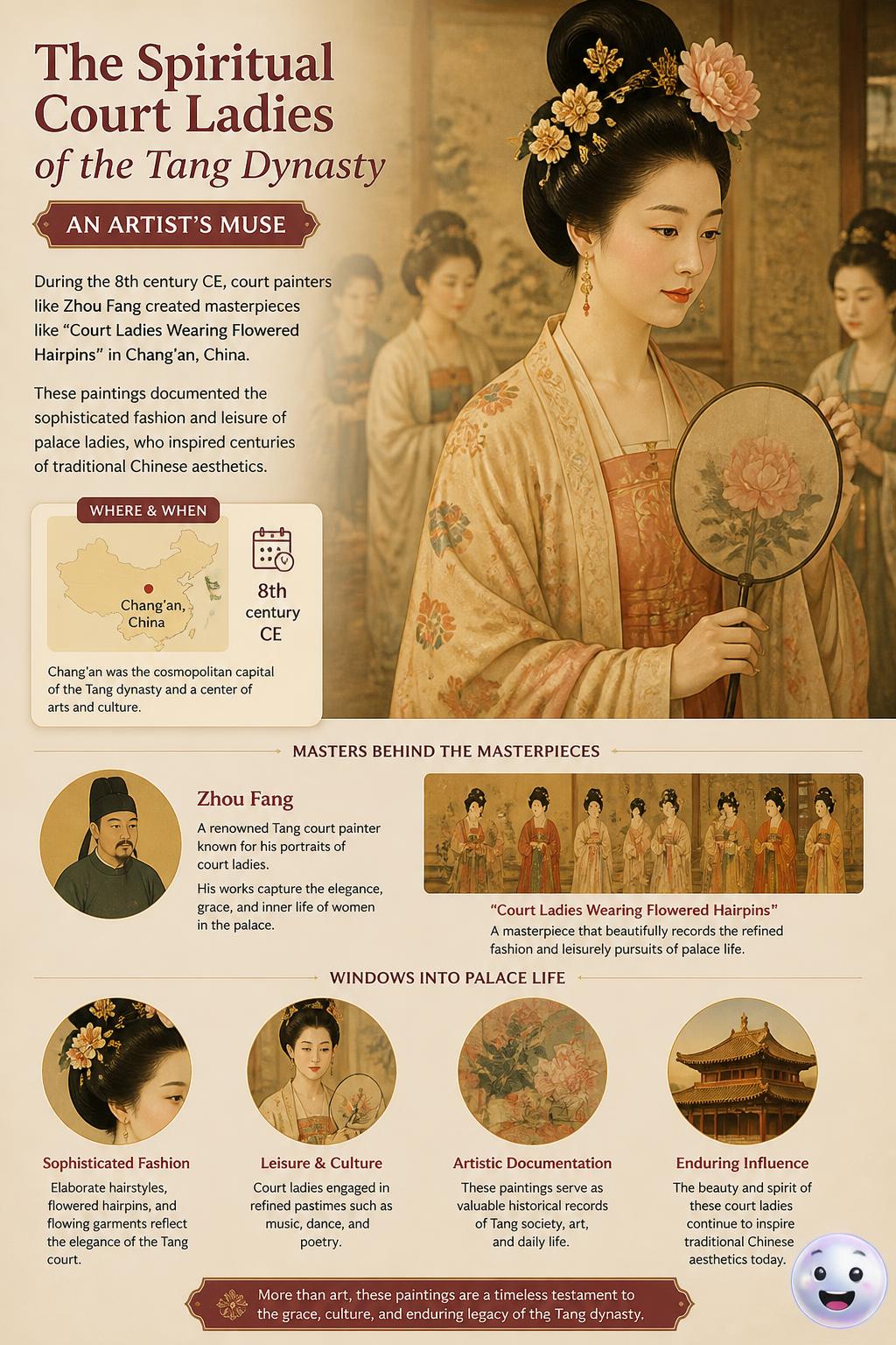 The spiritual court ladies of the Tang dynasty