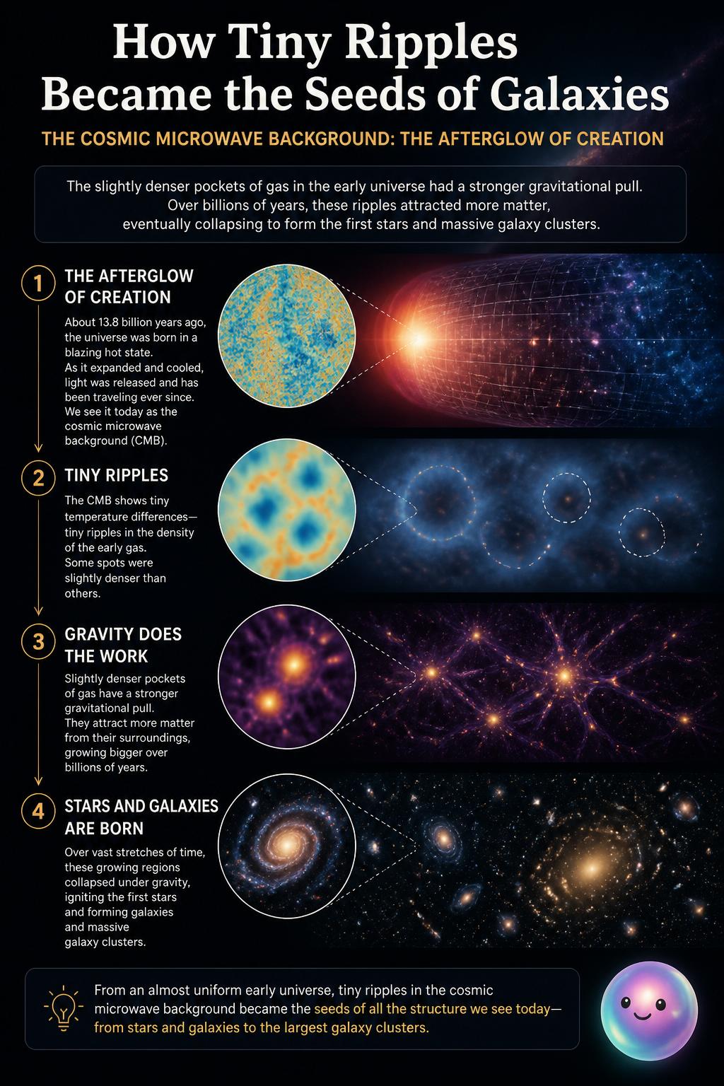 How tiny ripples became the seeds of galaxies
