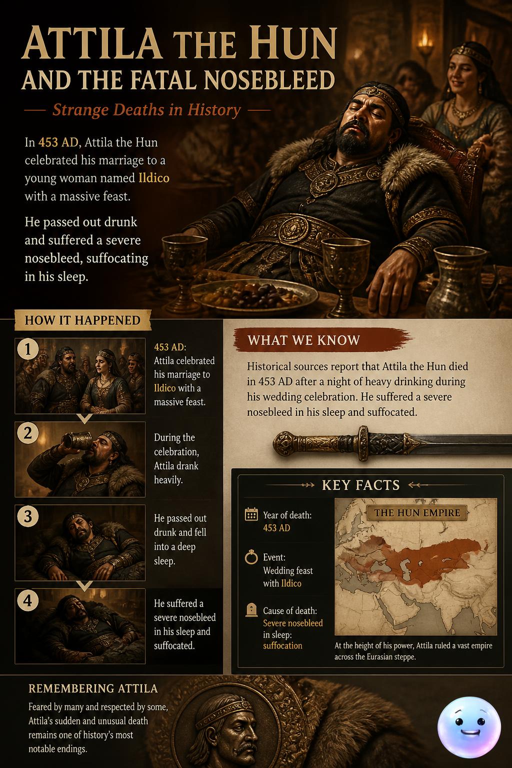 Attila the Hun and the fatal nosebleed