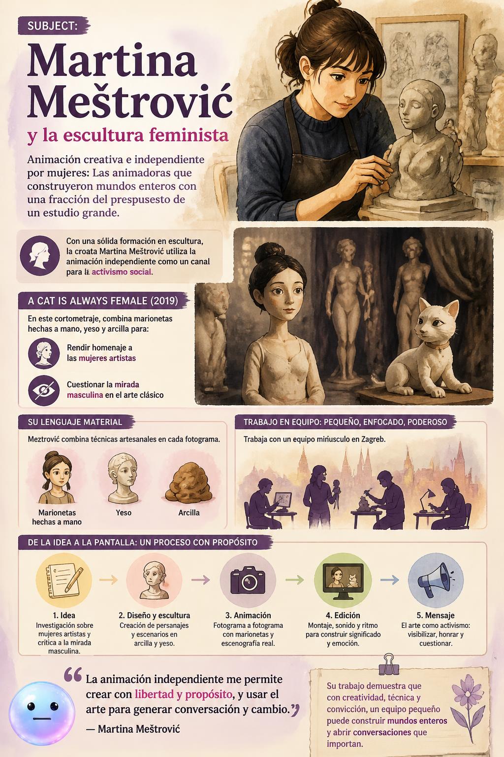 Martina Meštrović y la escultura feminista