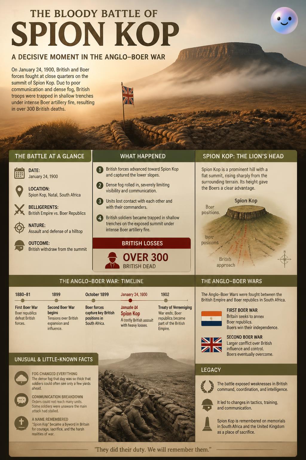 The bloody battle of Spion Kop