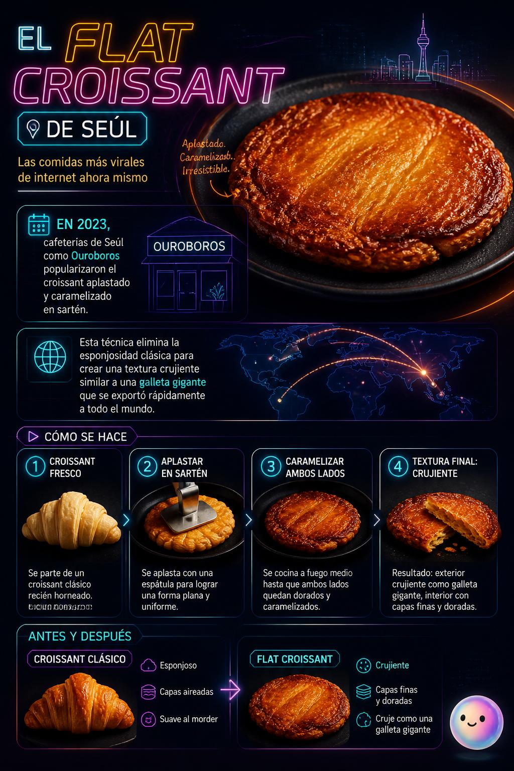 El flat croissant de Seúl