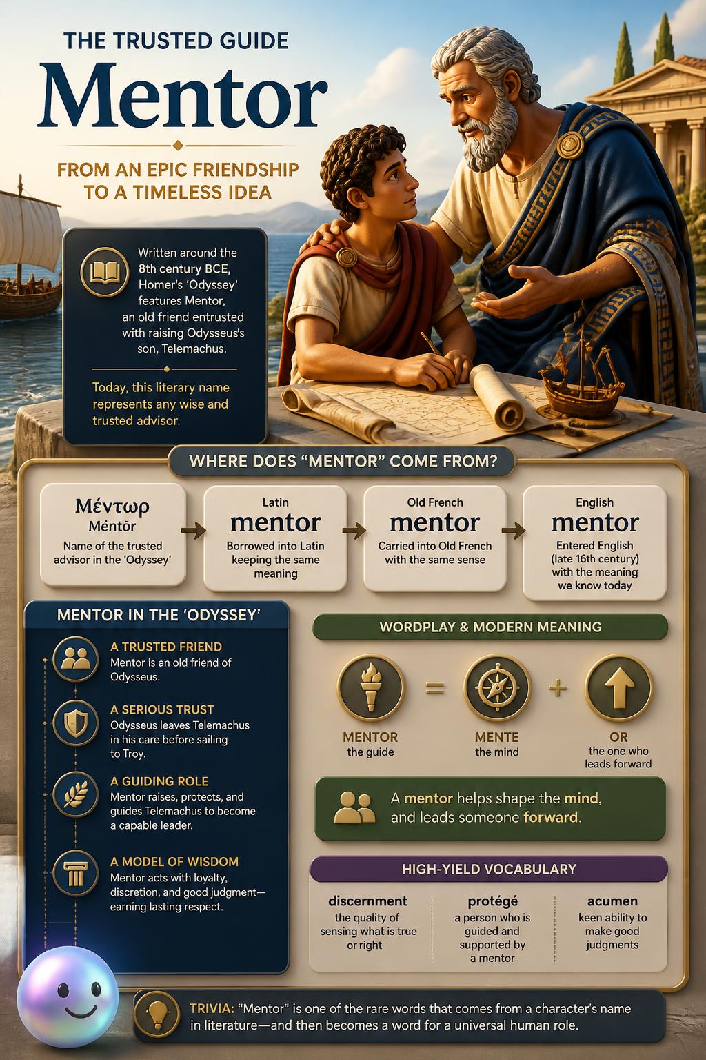The trusted guide named Mentor