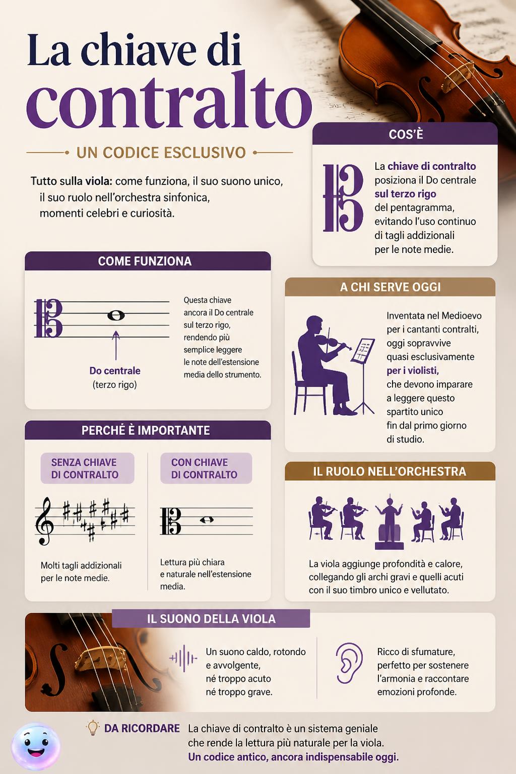 La chiave di contralto, un codice esclusivo