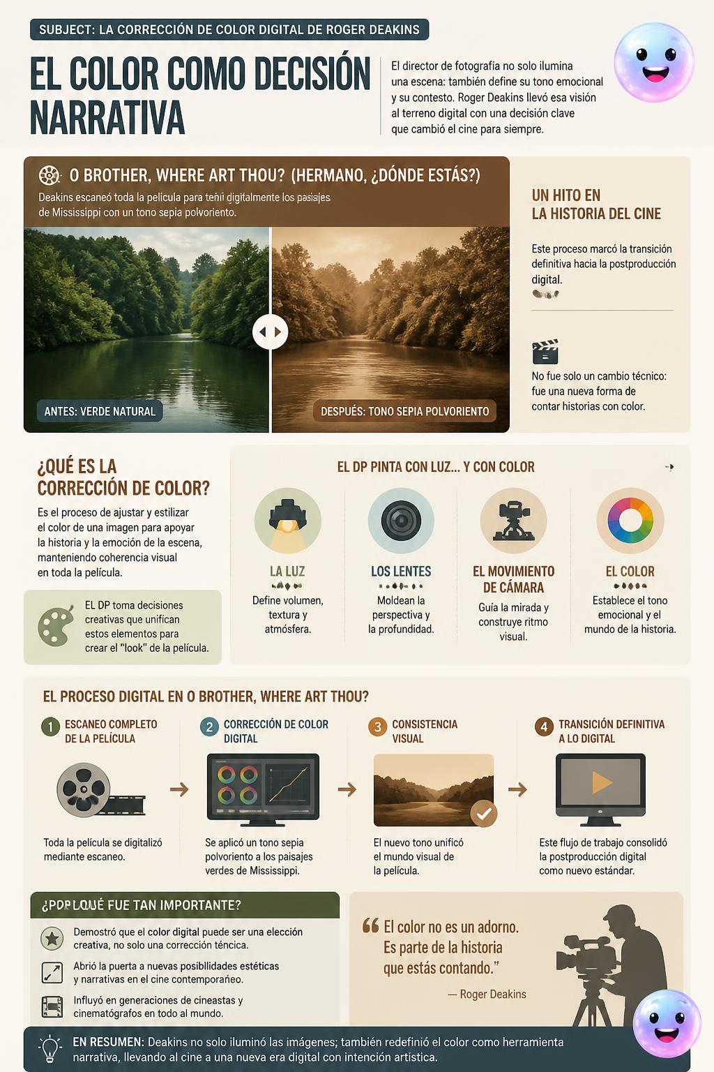 La corrección de color digital de Roger Deakins