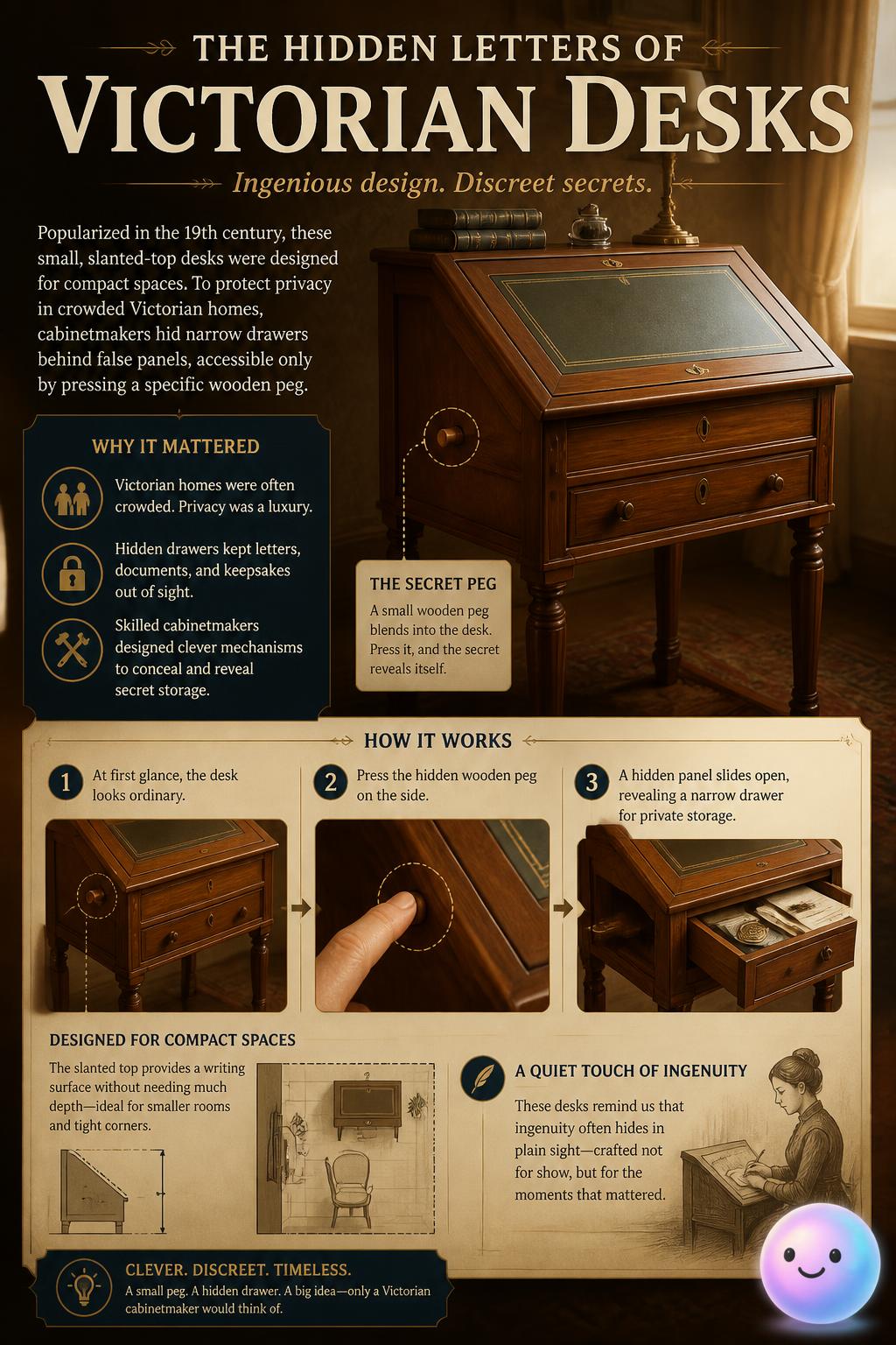 The hidden letters of Victorian desks