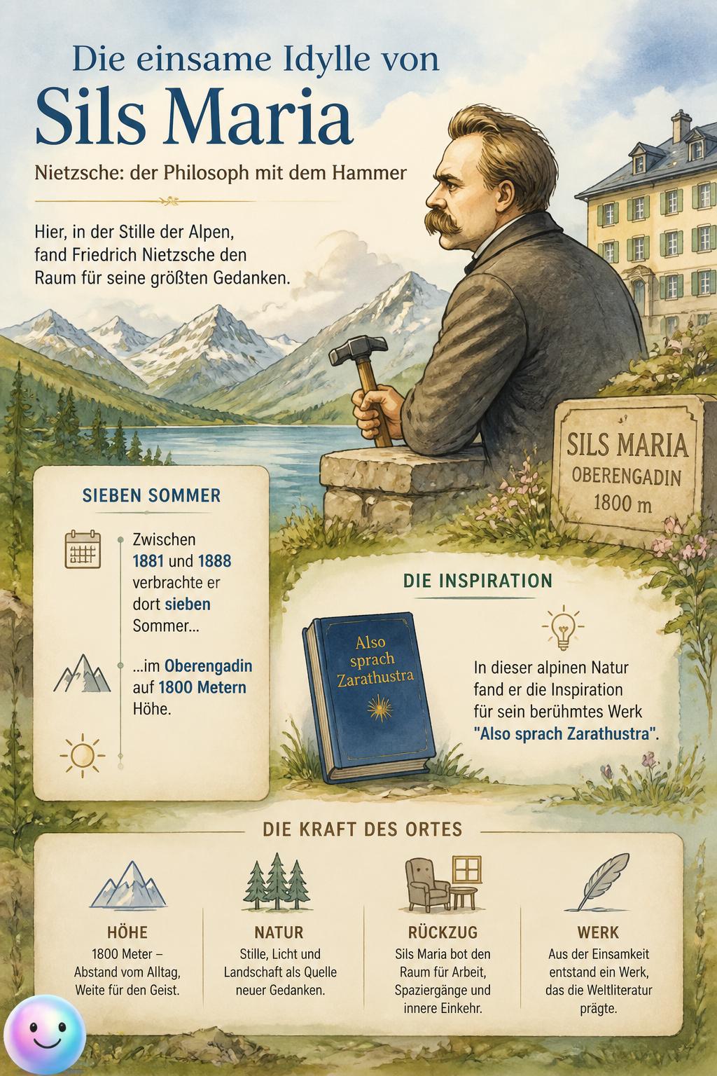 Die einsame Idylle von Sils Maria