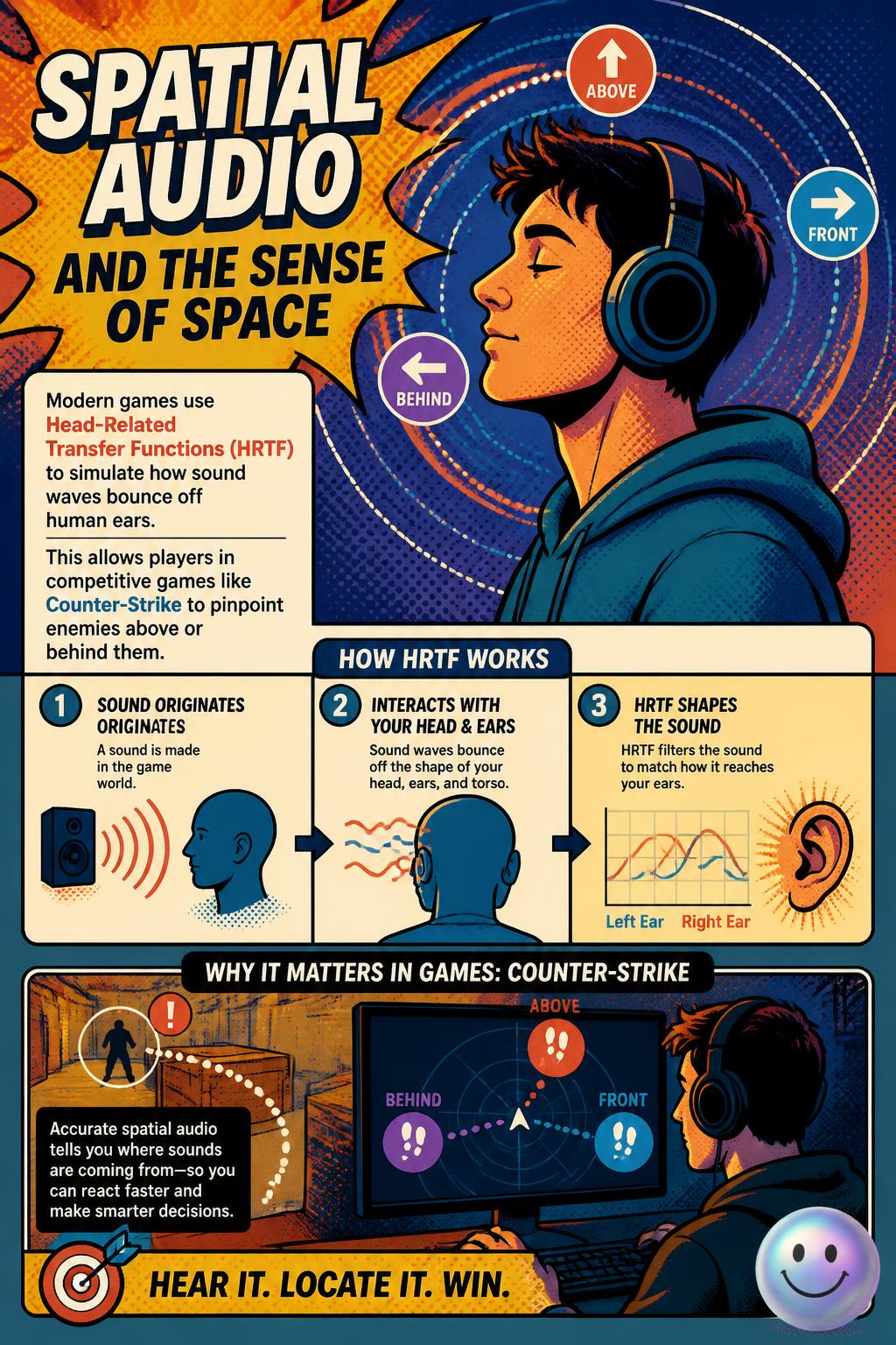 Spatial audio and the sense of space