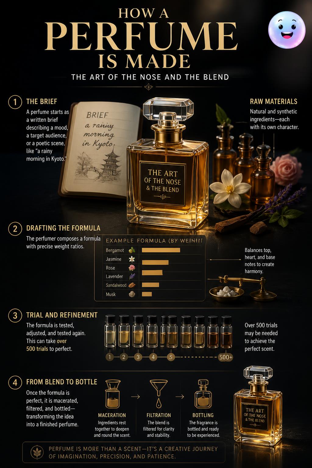 Translating a brief into a bottle