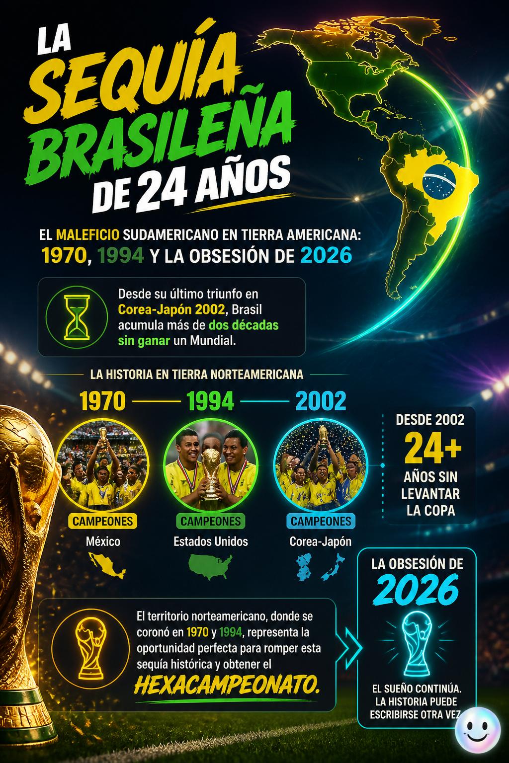 La sequía brasileña de 24 años