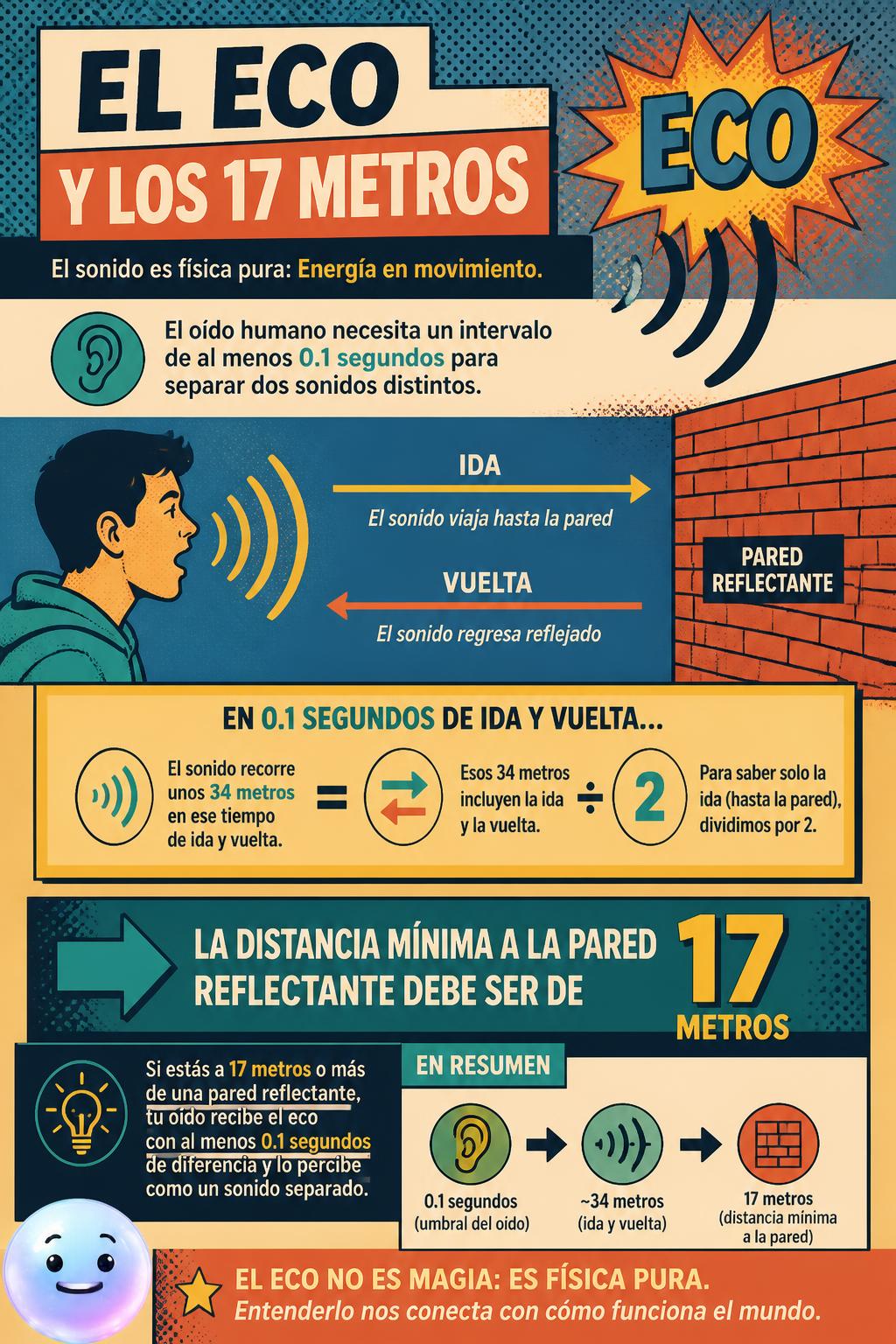 El eco y los 17 metros