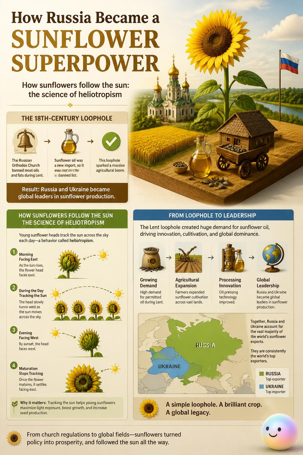 How Russia became a sunflower superpower
