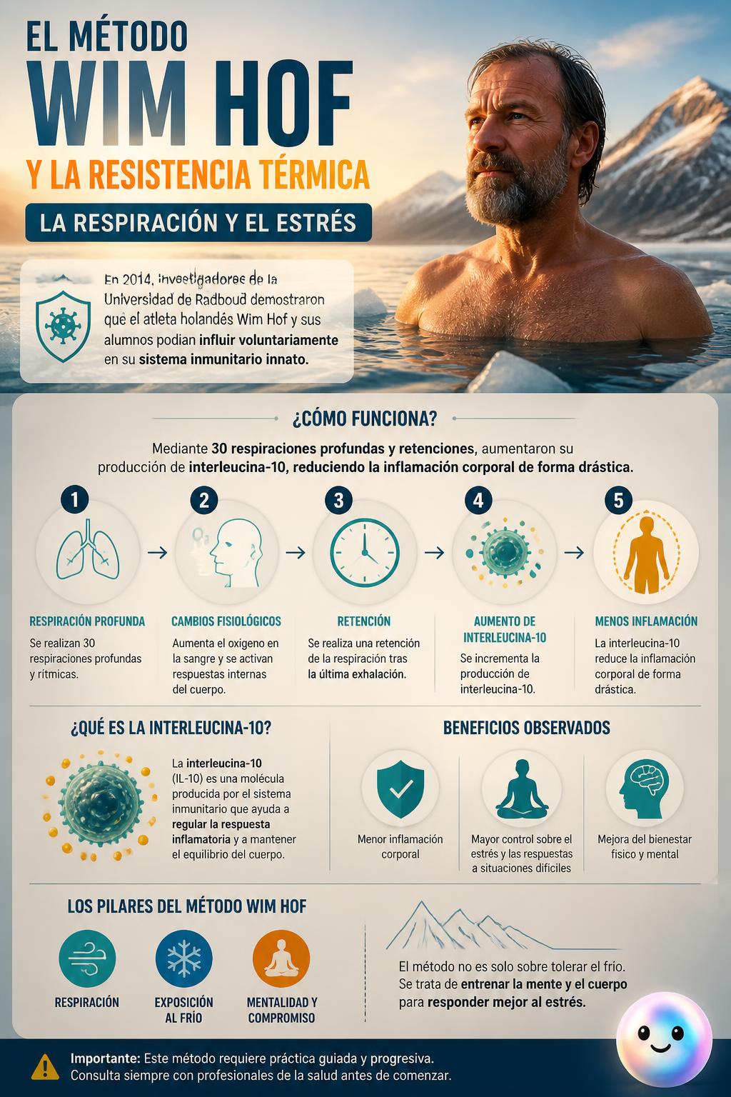 El método Wim Hof y la resistencia térmica