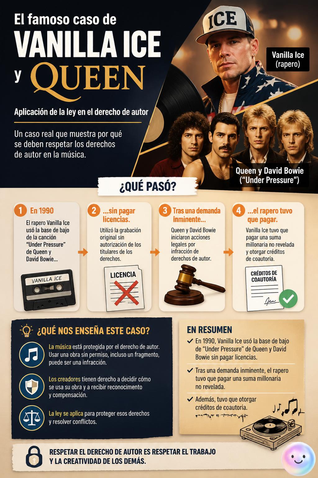 El famoso caso de Vanilla Ice y Queen