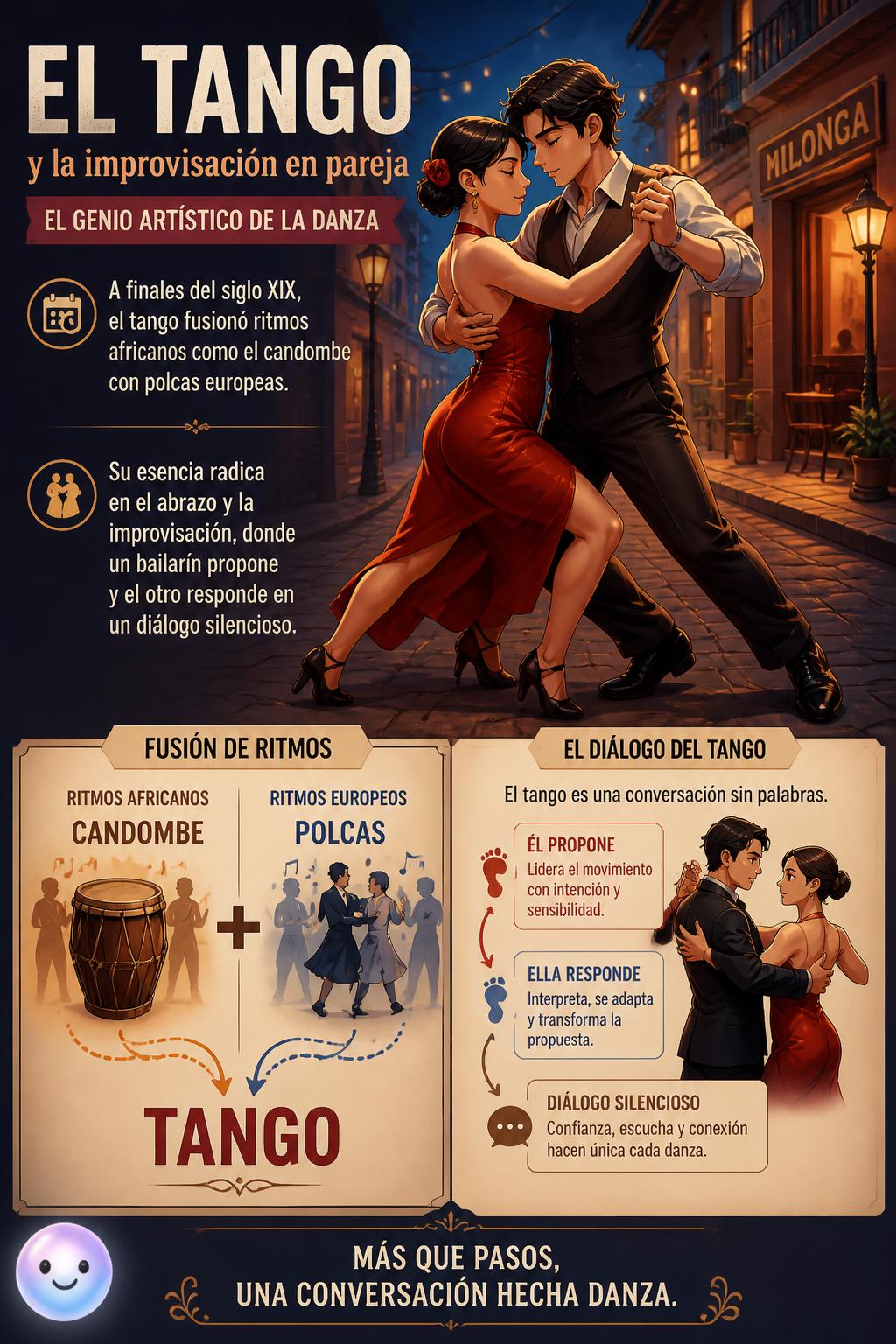 El tango y la improvisación en pareja