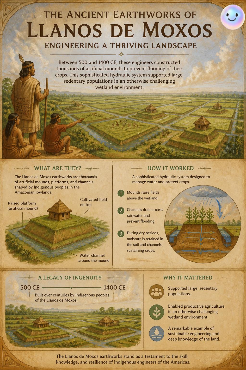 The ancient earthworks of the Llanos de Moxos