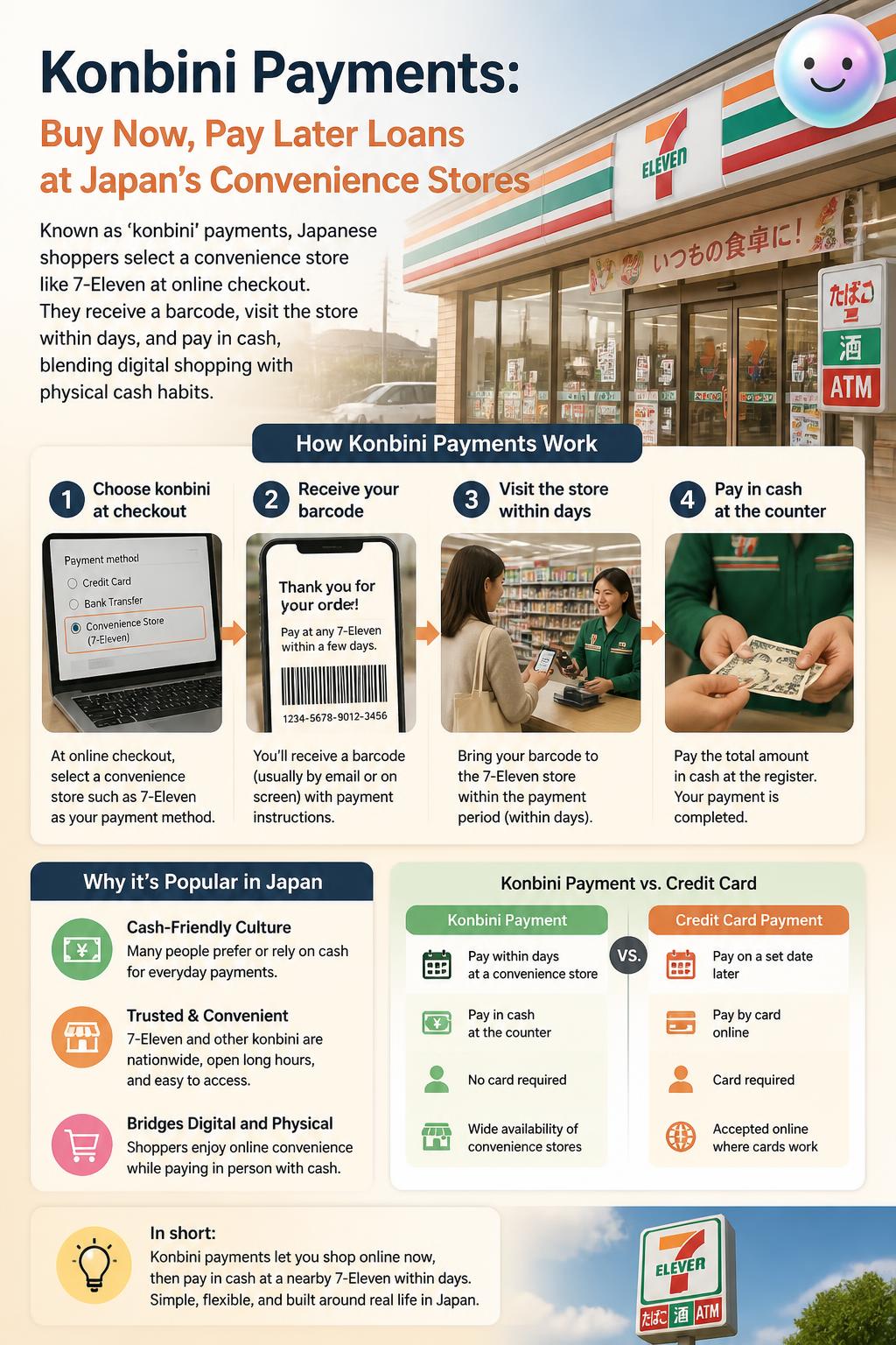 Japan's convenience store payment culture