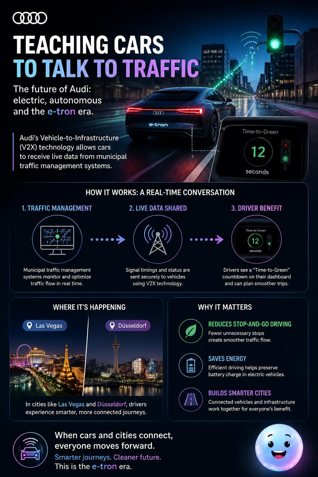 Teaching cars to talk to traffic