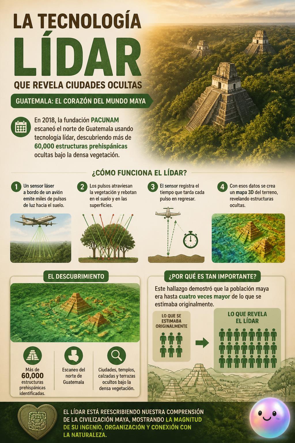 La tecnología lídar que revela ciudades ocultas